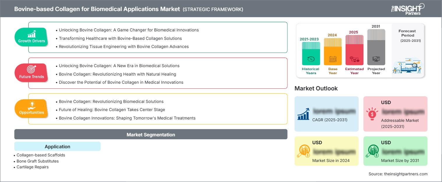 collagene bovino per applicazioni biomediche sul mercato