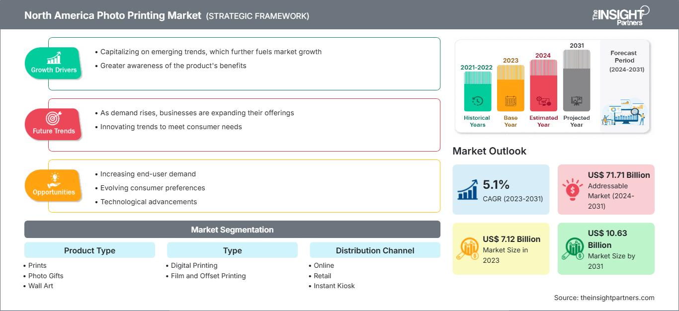 nordamerikanischer Fotodruckmarkt