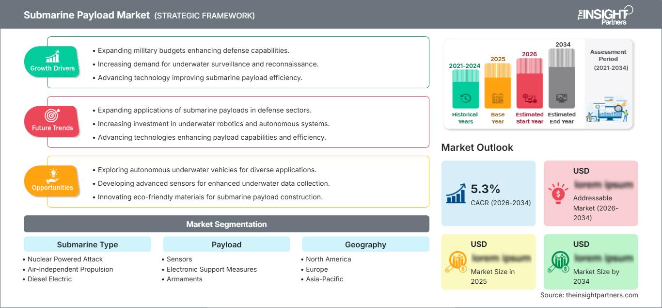 marché des charges utiles sous-marines