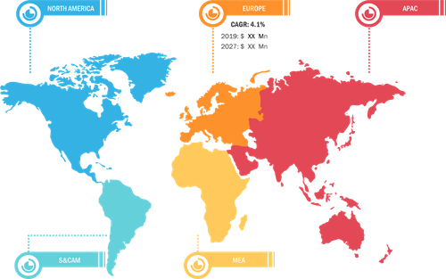 Global Yeast Extract Market – by Region, 2019