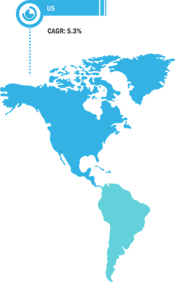 US & LATAM Functional Shots Market Breakdown – by Region, 2019