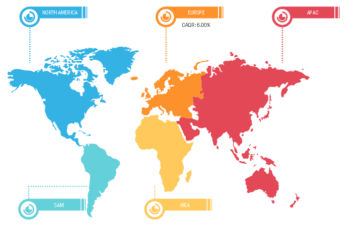 Global Industrial Wood Adhesives Market Breakdown – by Region, 2019