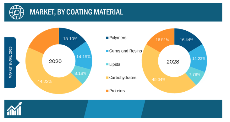 Encapsulation Market, by Coating Material – 2020 and 2028