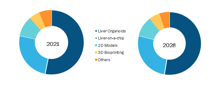 Human Liver Models Market, by Type – 2021 and 2028