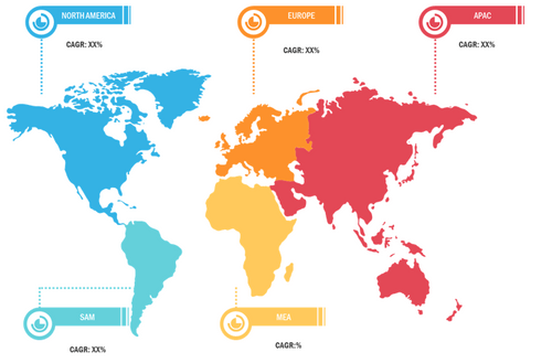 Data fabric Market – by Geography, 2020 and 2028 (%)