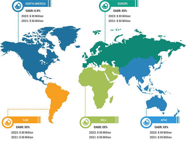 Active Network Management Market – by Region, 2023 and 2031