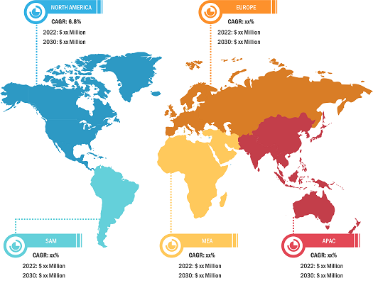 Amplifier and Comparator Market – by Region, 2022