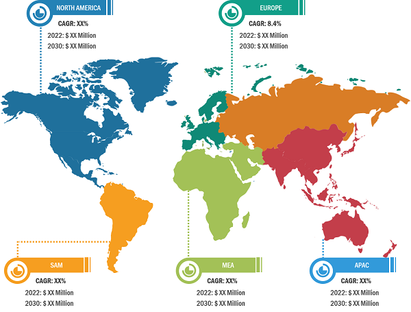 Aviation Fuel Card Market Share — by Region, 2022