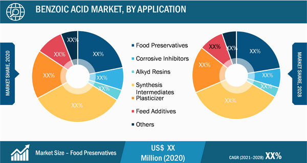  Benzoic acid Market, by Application– 2020 and 2028