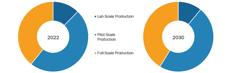 Bioreactors Market, by Scale  – 2022 and 2030