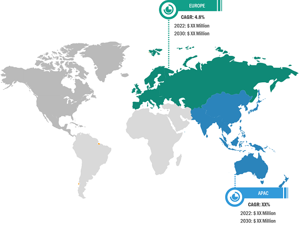 Europe and Asia Pacific High-Temperature Flexible Flat Cable Market Analysis — by Geography, 2022