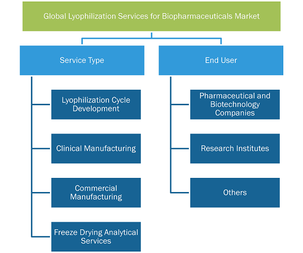 Global Lyophilization Services for Biopharmaceuticals Market, by Service Type – 2022 vs 2028