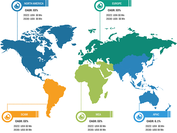 Thermal Energy Storage Market – by Region, 2022 and 2030