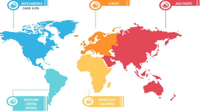 Aufschlüsselung des Marktes für Wärmedämmung, nach Region, 2021