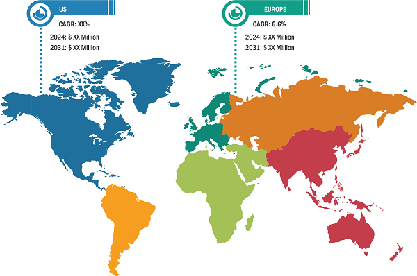 US and Europe Military GNSS Chip Market Analysis – by Geography