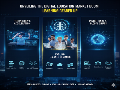 Unveiling the Digital Education Market Boom : Learning Geared Up