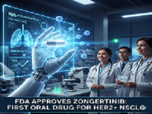 FDA Approves Zongertinib, First Oral Drug for HER2+ NSCLC