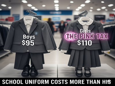 Her School Uniform Costs More Than His: The Pink Tax